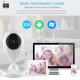 Mini Camera WiFi Intérieure Vision Nocturne IR Multi-angle Télécommande Mobile 720P CMOS Capteur 64GB Mémoire Alexa Google Ho...