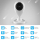 Mini Camera WiFi Intérieure Vision Nocturne IR Multi-angle Télécommande Mobile 720P CMOS Capteur 64GB Mémoire Alexa Google Ho...