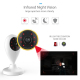 Mini Camera WiFi Intérieure Vision Nocturne IR Multi-angle Télécommande Mobile 720P CMOS Capteur 64GB Mémoire Alexa Google Ho...