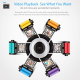 Mini Camera WiFi Intérieure Vision Nocturne IR Multi-angle Télécommande Mobile 720P CMOS Capteur 64GB Mémoire Alexa Google Ho...