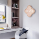 Horloge Murale Numérique LED Fleur Avec Capteur De Luminosité Mémoire Et Câble USB 5 Mètres - www.yonis-shop.com