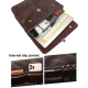 Sacoche Ordinateur Portable En Cuir Véritable Multifonctionnelle Pour Homme Avec Grande Capacité Et Sangle Ajustable - www.yo...