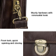 Sacoche Ordinateur Portable En Cuir Véritable Multifonctionnelle Pour Homme Avec Grande Capacité Et Sangle Ajustable - www.yo...