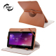Housse universelle marron pour tablette 9 pouces montrant la fonction support rotatif &agrave; 360 degr&eacute;s. - Yonis Y-heu234
