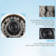 Camera Surveillance Infrarouge 24 LED 20m Résolution 420TVL Capteur CMOS Lentille 3.6mm ABS - www.yonis-shop.com
