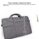 Sacoche Ordinateur Portable Étanche Résistante Aux Déchirures Avec Sangle Cachée Pour Laptop 13 Pouces Noir Grande Capacité D...