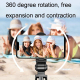Perche À Selfie Bluetooth Avec Lumière Intégrée Rotation 360° Extensible Et Télécommande - www.yonis-shop.com