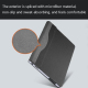 Sacoche Ordinateur Portable Anti-Chute en Cuir PU Gris Élégant avec Dissipation Thermique et Design Magnétique - www.yonis-sh...