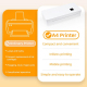 Mini Imprimante Bluetooth HD Thermique Sans Encre Pour Bureau Maison Etudes - www.yonis-shop.com