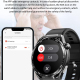 Montre Connectée Santé Intelligente Écran Rond 1.55 Pouces Suivi ECG et Sommeil Étanche IP67 Autonomie Longue Durée Fonctions...