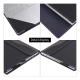 Sacoche Ordinateur Portable 15 Pouces Texture Tissu Cuir PU Avec Fonction Support - www.yonis-shop.com