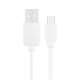 Câble USB Micro USB charge et synchronisation rapide 1 mètre Blanc - www.yonis-shop.com