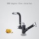Robinet De Cuisine À Douchette Extractible Eau Chaude Et Froide En Cuivre Rotation À 720 Degrés Tuyau 120 Cm - www.yonis-shop...