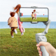 Stabilisateur Smartphone Trois Axes Anti Tremblement Avec Lumière Réglable Ergonomique et Pliable Pour Android et iOS - www.y...