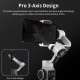 Stabilisateur Smartphone 3 Axes Anti-Tremblement Avec Lumière Intégrée Et Charge Rapide - www.yonis-shop.com