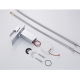 Robinet Cascade De Salle De Bains LED Eau Chaude Et Froide Température Réglable Trois Voyants - www.yonis-shop.com
