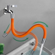 Tube D’Extension Pour Robinet Anti Éclaboussures En Cuivre Flexible Orientable Avec Raccord En Acier Inoxydable - www.yonis-s...