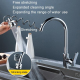Robinet De Cuisine Extractible À Eau Chaude Et Froide 3 Modes Avec Tube Télescopique Anti-Éclaboussures - www.yonis-shop.com