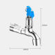 Robinet Extérieur Antivol À Clé En Laiton Avec Bec Amovible Entrée G1/2 Résistant À La Corrosion - www.yonis-shop.com