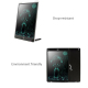 Tablette Graphique Enfant Dessin Bloc Note Numérique LCD 12 pouces 4.5 mm Épaisseur Pile Vert - www.yonis-shop.com