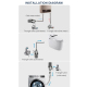 Filtre Anti-Calcaire Domestique Pour Chauffe-Eau Et Toilettes Filtration 40 µm En Inox SUS316L Débit 1,5 M³/H - www.yonis-sho...