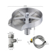 Lave-Verres Automatique Haute Pression Pour Évier Avec Buse Multi-Angle Tuyau Souple 80 cm Installation Universelle 4 Points ...