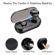 Écouteurs Bluetooth Sans Fil Mini Intra-Auriculaires Noir Avec Fonction Appel et NFC Autonomie 3 Heures - www.yonis-shop.com