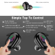 Écouteurs Bluetooth Sans Fil Mini Intra-Auriculaires Noir Avec Fonction Appel et NFC Autonomie 3 Heures - www.yonis-shop.com