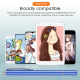 Stylet Capacitif Universel Pour Écrire Et Dessiner Pointe Disque Transparente Précise Compatible iOS Et Android - www.yonis-s...