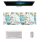 Tapis De Souris Antidérapant En Caoutchouc Pour Bureau Avec Impression Tropicale Haute Qualité - www.yonis-shop.com