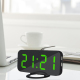 Réveil Multifonction Miroir Affichage LED 2 Ports Chargement USB Ajustement Luminosité Automatique Vert - www.yonis-shop.com