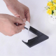 Horloge Miroir DIY Créative 3D A Monter Soi-Même Autocollants Mur 120 x 120 cm Jaune - www.yonis-shop.com