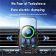 Support Téléphone Voiture Universel Avec Chargeur Sans Fil Qi 15W Pince Tactile Et Éclairage D’Ambiance - www.yonis-shop.com