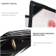 Portefeuille Homme Porte-Carte Protection Magnétique RFID Véritable Cuir Anti-Magnet Paquet Passeport Noir - www.yonis-shop.com