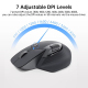 Souris Ergonomique Bluetooth 2.4G Et Filaire Avec 10 Boutons Personnalisables Et 160 Heures D’Autonomie - www.yonis-shop.com