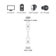 Mini Câble Adaptateur Mini USB Vers USB-C Universel Tablette PC Portable 29 Cm OTG - www.yonis-shop.com