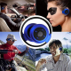 Casque Bluetooth Lecteur MP3 Sans Fil Radio FM Autonomie 10 h Carte Micro SD Rouge - www.yonis-shop.com