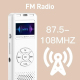 Lecteur MP3 MP4 Bluetooth Avec Écran Numérique Haut Parleur Intégré Radio FM Batterie 200mAh Et Carte TF Non Incluse - www.yo...
