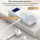 Lecteur MP3 MP4 Bluetooth Avec Écran Numérique Haut Parleur Intégré Radio FM Batterie 200mAh Et Carte TF Non Incluse - www.yo...