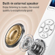 Lecteur MP3 MP4 Bluetooth Avec Écran Numérique Haut Parleur Intégré Radio FM Batterie 200mAh Et Carte TF Non Incluse - www.yo...