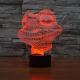 Lampe 3D Style Grenouille 7 Couleurs Luminaire LED Tactile 0.5W Décoration Chambre Salon Hall Couloir - www.yonis-shop.com