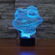 Lampe 3D Style Grenouille 7 Couleurs Luminaire LED Tactile 0.5W Décoration Chambre Salon Hall Couloir - www.yonis-shop.com