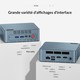 Mini PC Windows 11 Ryzen 5 3550H 16 Go RAM 512 Go SSD Radeon Vega 8 Double HDMI