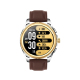 Montre Connectée Étanche 1.43 Pouces Avec Double Bracelet Or Et Cuir Fonction Appel Bluetooth Suivi Santé Et Sport Assistant ...