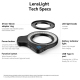 Ring Light Macro Photographie Bijoux et Gastronomie Lumière LED Slim avec 45 Modes Effets et Double Interface 37-52mm - www.y...