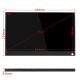 Cadre Photo Numérique 15.6 Pouces Full HD 1080P IPS LED Portable Avec Angle De Vision Large 178 Degrés Et Interface Type-C - ...