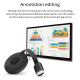 Clé Chromecast Sans Fil WiFi 1080P Pour Diffusion De Contenu Sur TV Depuis Smartphone Ou Ordinateur - www.yonis-shop.com