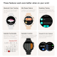 Montre Connectée Avec Suivi Cardiaque Écran AMOLED 466x466 Appels Bluetooth Étanche IP68 Autonomie 5 À 6 Jours - www.yonis-sh...