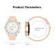 Montre Connectée Avec Suivi Cardiaque Écran AMOLED 466x466 Appels Bluetooth Étanche IP68 Autonomie 5 À 6 Jours - www.yonis-sh...