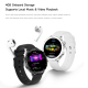 Montre Connectée Avec Suivi Cardiaque Écran AMOLED 466x466 Appels Bluetooth Étanche IP68 Autonomie 5 À 6 Jours - www.yonis-sh...